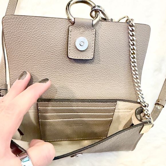 Chloe Mini Faye Leather Crossbody Bag - Picture 5 of 6